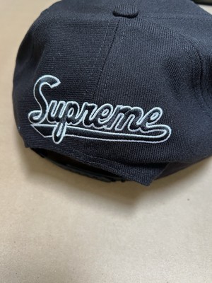 SS25 Supreme World Famous S Logo 6 Panel Cap Hat Black 2025 | eBay