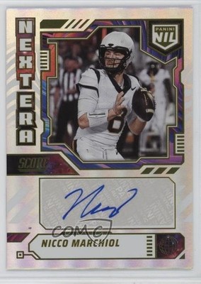 2025 Score Next Era NIL Nicco Marchiol #NEN-NMA Auto 4at