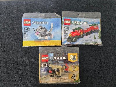 LEGO Creator Polybag Lot w/ 3 in one 30542 30188 30543 New Sealed