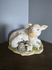 Antique Ceramic Pig With Piglets