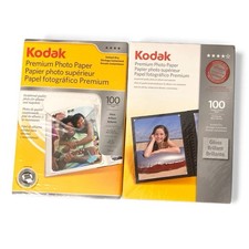 Kodak Premium Photo Paper Instant Dry Gloss 4x6 200 Sheets Total 2-PACK Sealed