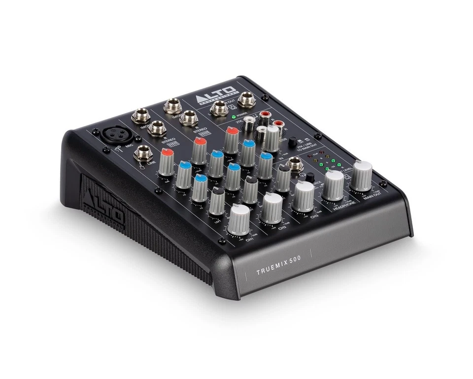 TrueMix 500 Audio Mixer with XLR Mic In and USB Audio Interface for - Image 2 of 4