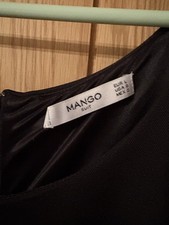 Mango black dress 