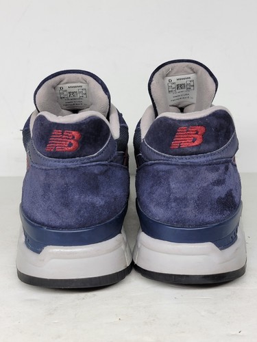 New Balance 998 Made in USA Navy Burgundy - Men's Size 10 - Great Condition - Picture 8 of 10
