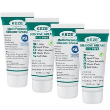 KEZE Silicone Grease Tube PTFE Synthetic Lubricant Sliding Door Grease Automo...