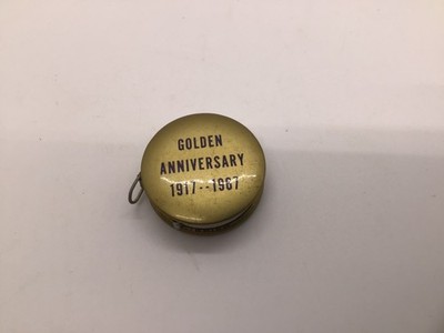 1967 Lions International Golden Anniversary Pocket Tape Measure 1917-1967