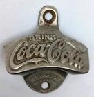 Vintage STARR "X" Wall Mount COCA-COLA Bottle Cap Opener U.S.A. 1928 Brown Co.