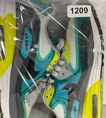 NIKE MENS SIZE 9 AIR MAX LUNAR 90 C3.0 WHITE TURBO GREEN  display picture 3