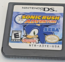 Sonic Rush Adventure Nintendo DS 2007 Sega Authentic Cartridge Only Tested Works