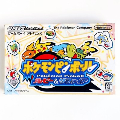 Nintendo GameBoy Advance GBA Spiel Japan Pokemon Flipper Rubin & Saphir