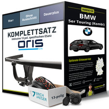 Für BMW 5er Touring (Kombi) Typ F11 Anhängerkupplung starr +eSatz 13pol 14- PKW