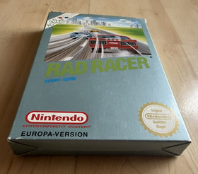 Rad Racer NES OVP CIB NOE komplett mit 3D Brille + Schutzh&uuml;lle aus Sammlung