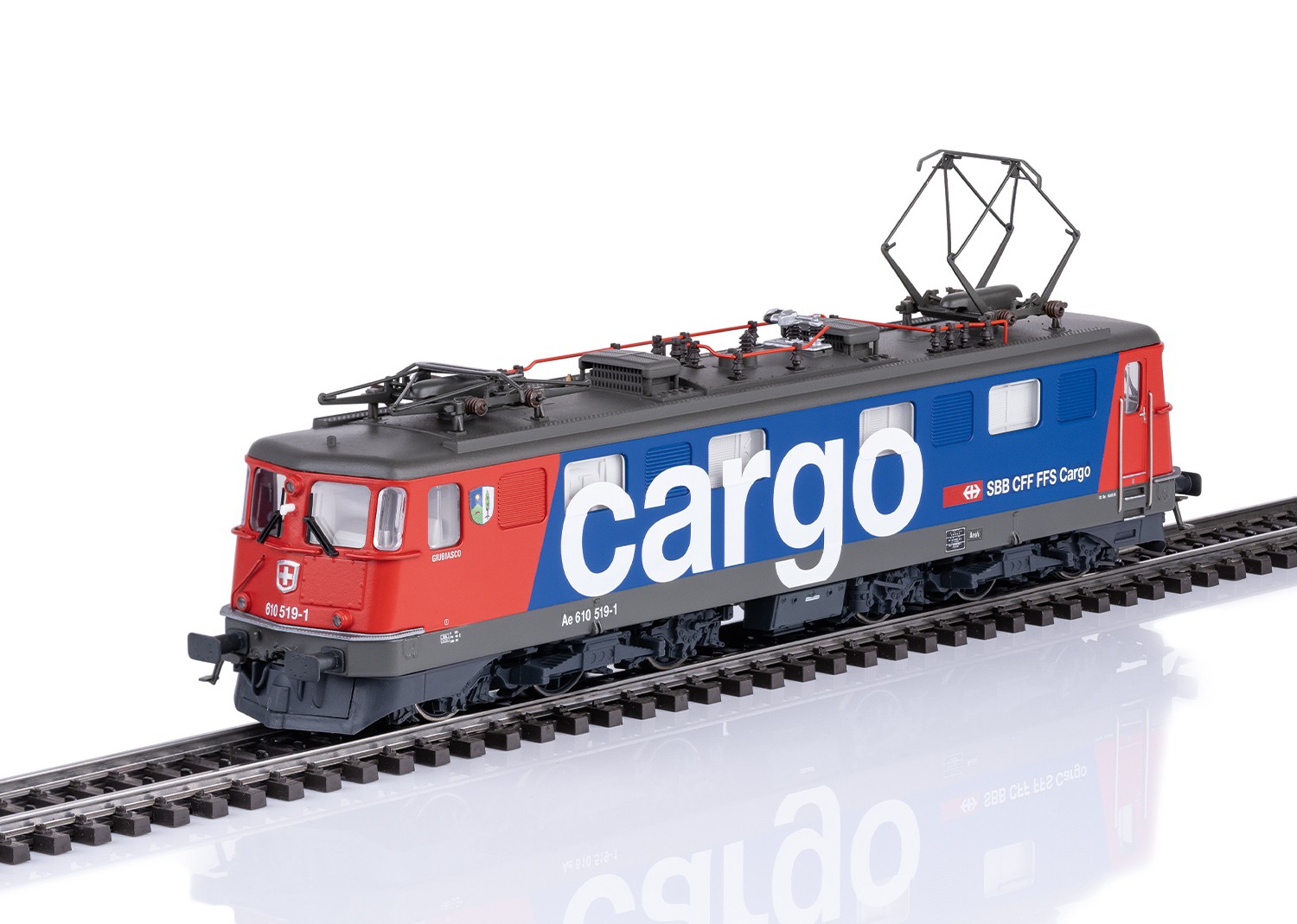 Märklin H0 39366 - Elektrolokomotive Ae 610 SBB Cargo, mfx+, Sound   Neuware