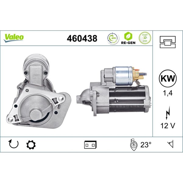Starter Valeo 460438 FüR Renault Dacia Megane III Duster Grand ScéNic Lodgy-image