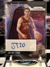 2024-25 Panini Prizm - Rookie Auto Jaylon Tyson #RSI-JTC (AU, RC) Cleveland Cavs