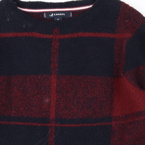 Kangol Men's Multicoloured Plaid Pullover Jumper, Size M - Picture 10 of 12