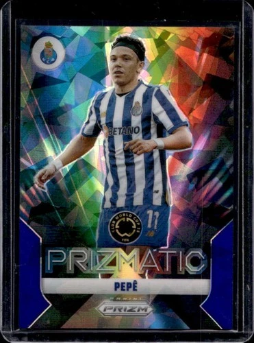 2025 Panini Prizm FIFA Club World Cup Soccer Blue Ice Pepe #13