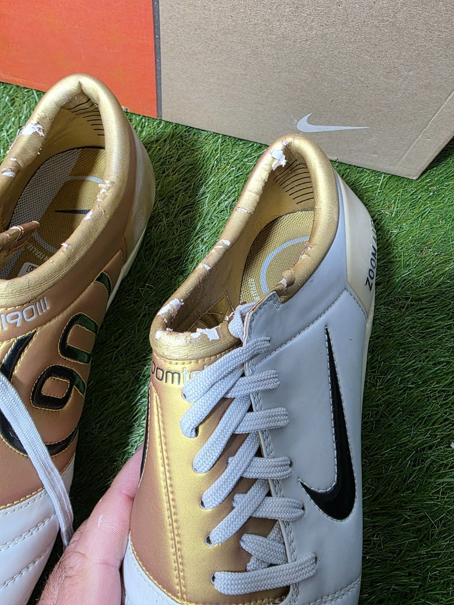 BNIB Rare Nike Air Zoom Total 90 Gold Tiempo Ronaldinho Dinho R10