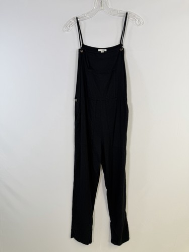 Amuse Society  Jumpsuit Romper Size M Black Casual Lagenlook Comfy