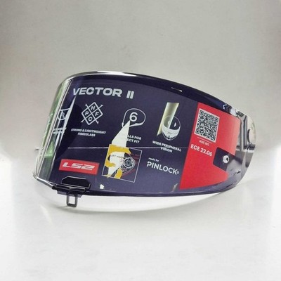 LS2 Motorcycle Helmet Visor - FF811 Vector II (Dark Smoke/Tint)