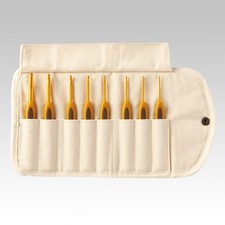 Clover Pen-E Crochet Hook Set 8 Sizes 43-606 Soft Touch Ergonomic Case Japan
