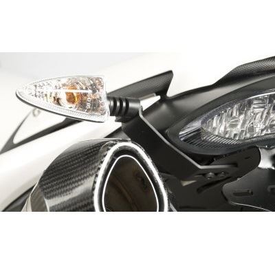 R&G Indicator Adapter Kit Black (Pair) Triumph Speed Triple R 2012 - 2018