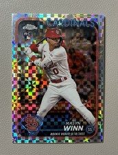 Masyn Winn 2024 Topps Chrome Update Rookie Debut Xfractor Card #USC23. rookie card picture