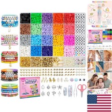 Complete Polymer Clay Bead Jewelry Kit with Storage Box - Craft Fun Awaits