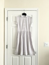 Christy Dawn Piper Lavender Seersucker Dress