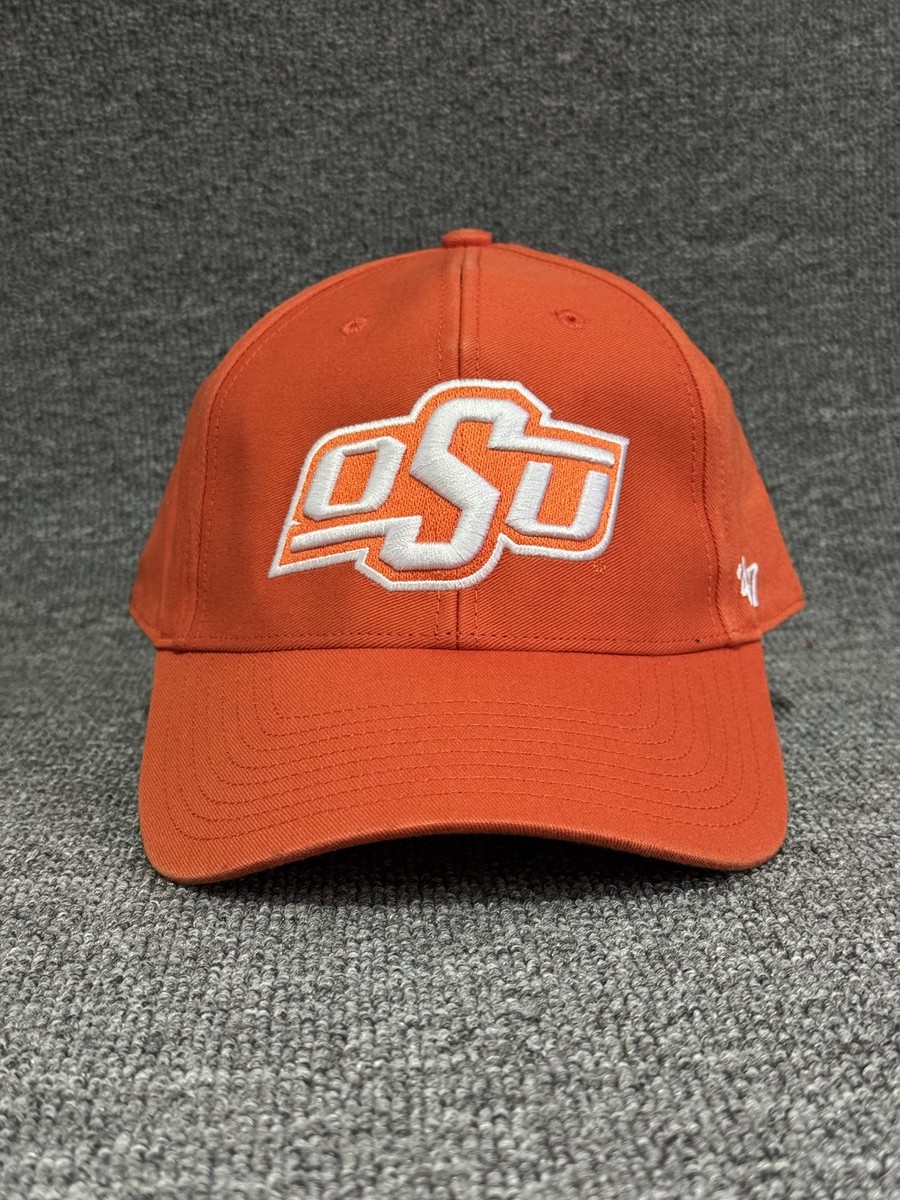 '47 Brand Oklahoma State Cowboys OSU Dad Hat Orange Strapback NCAA Cap
