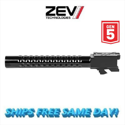ZEV Optimized Match Barrel for Glock 34 Gen 5, 9mm, Black # BBL-34
