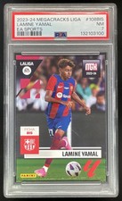 2023 Panini Megacracks LaLiga EA Sports #108 bis Lamine Yamal RC PSA 7