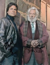 Salem's Lot: Rob Lowe & Donald Sutherland Hand Signed 10x8 Photo SEE VIDEO PROOF