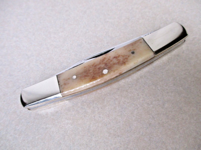 PARKER CUT CO KNIFE GETTYSBURG SMOOTH APPALOOSA BONE WHITTLER JAPAN KNIVES