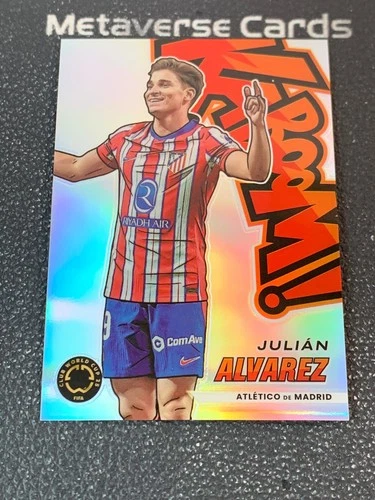 2025 Panini Prizm Club World Cup Kaboom! Silver #2 Julian Alvarez RARE SP D