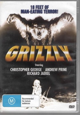 Grizzly (DVD, 1976) Christopher George Andrew Prine Richard Jaeckel Horror