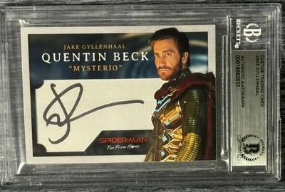 2024 Custom Spider-Man Card - Jake Gyllenhaal Auto Beckett Authenticated  - BSA
