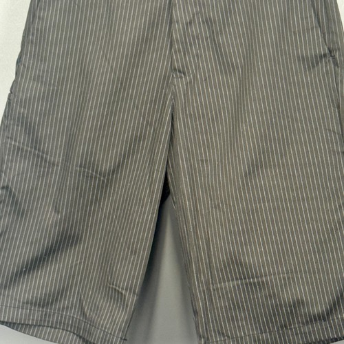 Volcom Frickin Chino Shorts Mens 33 Pinstripe Casual Skate Black Embroidered - Picture 10 of 17