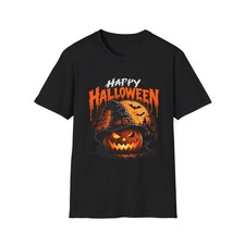 Happy Halloween Jack-o'-Lantern T-Shirt Spooky Pumpkin Night