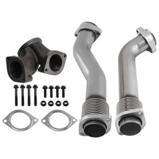 Turbo Diesel Exhaust Pipe & Bellowed Pipes For Ford 7.3L Super Duty 1999-2003