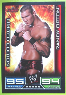 Topps WWE Wrestling SLAM ATTAX Serie 2009 LIMITED EDITION - Randy Orton