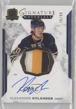 2017-18 Upper Deck The Cup Signature Materials 76/99 Alexander Nylander Auto 0c3