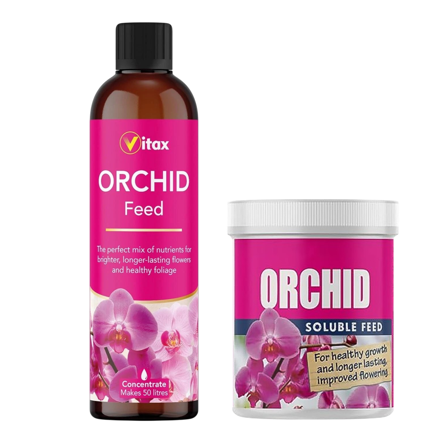 B&Q -  Orchid Liquid Feed 250Ml & Soluble Feed 200G For Healthy Roots & Flowering - Image 2