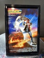 6.25" x 4.25" Framed Move Poster Repro - Back to the Future
