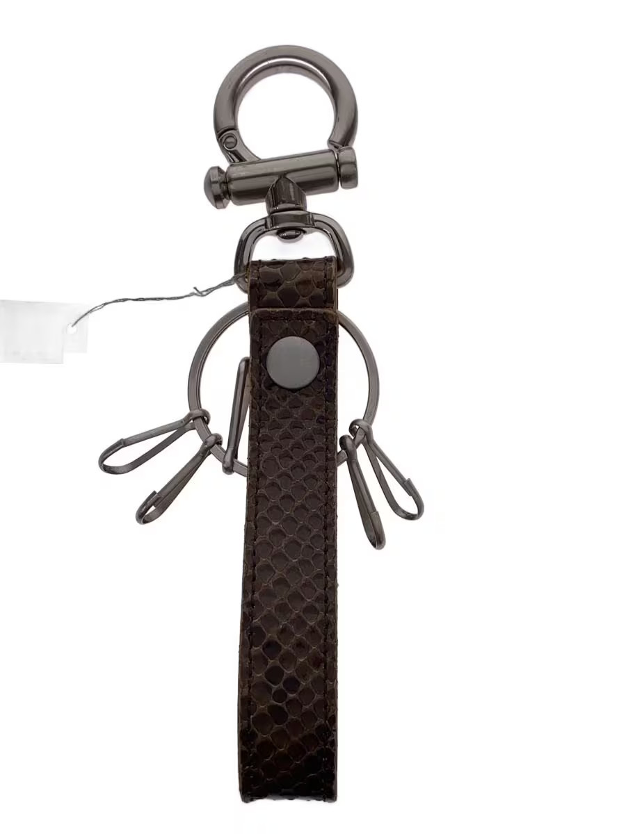 Hender Scheme Python Key Flock Keychain Leather B… - image 1