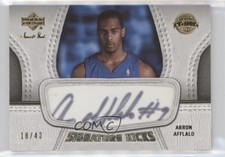2007 Upper Deck Sweet Shot Signature Kicks 18/40 Arron Afflalo #SK-AA Auto 1u6