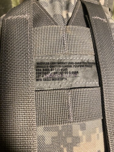 USGI ACU UCP 1 Quart Canteen General Purpose GP Pouch - 第 4/8 張圖片