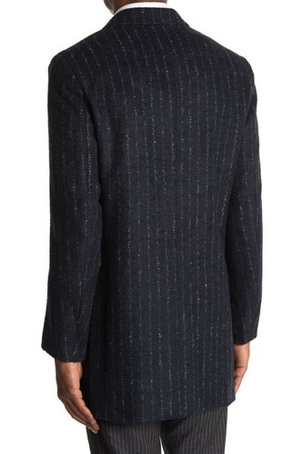 NWT Theory Ginley Chalk Stripe Jacket Coat, Eclipse Melange, XS, MSRP $845 - Picture 5 of 11
