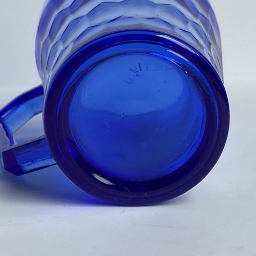 Shirley Temple Cup Cobalt Blue Depression Glass Mug Wheaties Cereal Hazel Atlas - Picture 13 of 15
