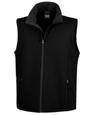 Image of Ladies Softshell Bodywarmer Sleeveless Fleece Lined Gilet Jacket